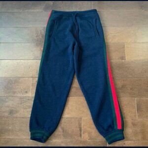 Gucci Cashmere Wool Sweatpants Joggers Side Stripe